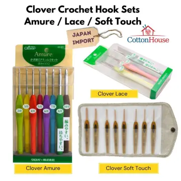 CLOVER 3674 AMOUR CROCHET HOOK SET (9 PCS)