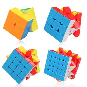 Carbon Fiber Cube Magic Cube Speed 2x2 3x3 4x4 5x5 Pyramid 223 233
