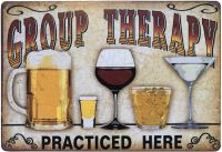 Retro Vintage Metal Tin Sign, I Believe Ill Have Another Beer Tin Sign Bar Cave Metal Sign 12"x 8"