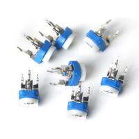 20PCS RM065 Potentiometer 100 200 500 1K 2K 5K 10K 20K 50K 100K 200K 500K 1M Ohm RM-065 Trimmer Potentiometers Variable Resistor