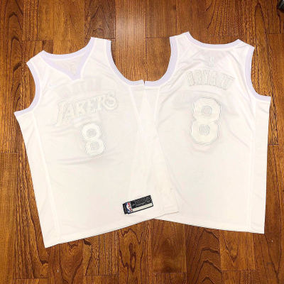 Ready Stock Top-Quality Mens No 8 Kobee Bryantt Los Angeles Lakerss Swingman Jersey- White