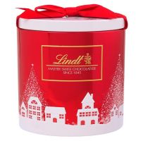 Lindt Lindor ลินด์ ช็อกโกแลต นาโปลิเทนทิน ( ขนาด 108 ก. 1 กระป๋อง)