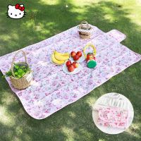 【YF】 Kawaii Sanrio Hello Kitty Picnic Mat Kuromi My Melody Cartoon Thickened Outdoor Portable Moisture-proof Beach Camping