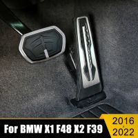 ที่หุ้มแป้นเบรกคันเร่งน้ำมันรถเหล็กสแตนเลสสำหรับรถ BMW X1 F48 F39 2016 2017 2018 2019 2020 2021