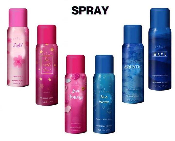 J SPRAY FRAGRANCE BODY SPRAY 60ML Lazada PH