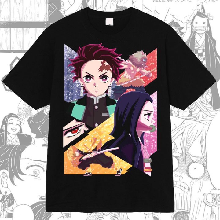 Áo thun Nezuko Tanjiro Zenitsu Inosuke Anime Manga Demon Slayer Thanh Gươm  Diệt Quỷ phong cách Nhật Bản chất cotton dày bán chạy 💖 