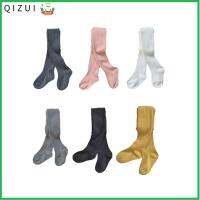 QIZUI 1-10Years ถุงน่องสำหรับเด็ก นุ่มนุ่มๆ อุปกรณ์เครื่องแต่งกาย ถุงน่องผ้าฝ้ายถัก แฟชั่นสำหรับผู้หญิง แข็งและแข็งแรง เลกกิ้งเด็ก สาวๆ