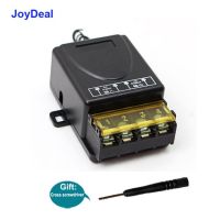 Joydeal 433 Mhz 30a 1ch Ac 220V อเนกประสงค์สวิตช์โมดูลรับสัญญาณรีเลย์ Rf ไร้สายปุ่มเปิดปิดมอเตอร์ปั๊มน้ำรีโมทคอนโทรล