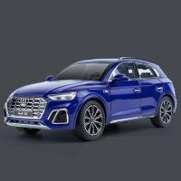 1:24รถ Audi Q5 Suv ของเล่นรถโลหะผสมรถโมเดล Diecast Amp; ของเล่นโมเดลรถเหล็กการจำลองสูงของสะสมแสงและเสียง