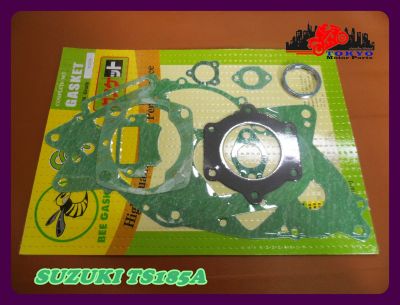 SUZUKI TS185A ENGINE GASKET COMPLETE SET // ปะเก็นเครื่อง "ตราผึ้ง" ชุดใหญ๋ ครบชุด สินค้าคุณภาพดี