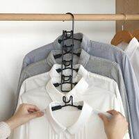 Space-saving Multifunctional Clothes Hanger Hook Home Multi-layer Closet Storage Rack Hanging Clothes Horse Folding Support