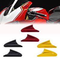 【CW】 Block OFF Plate Rear View Mirror Hole Cover Motorcycle Mirrors Chassis Code Cap Base for PANIGALE 899 1199 2013