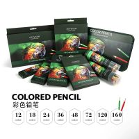 Cross-Border Foreign Trade 12/48/72 Colored Pencils Oily Colored Lead Water-Soluble Colored Pen Set Painting Strokes Painting Wh Drawing Drafting