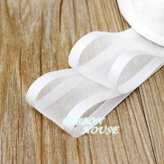 10 Yards roll 38mm White Broadside Organza Ribbon Wholesale Gift Wrapping