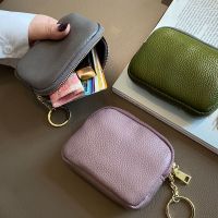 ✺ Fashion Genuine Leather Short Women Wallet Clutch Coin Purse Card Holder Organizer Bags Mini Zipper Cute Money Bags