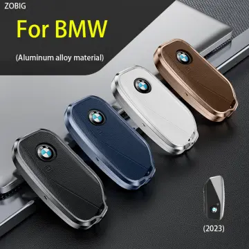 Buy Lyonuczs for BMW Key Fob Cover with Keychain Premium Metal Shell & Soft  Silicone Full Protection Key Case Holder for BMW 2 3 5 6 7 Series X1 X2 X3  X5