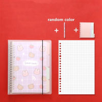 YHSMTG Office School Spiral Notebooks Stationery Cute Personal Binder Grid Journal Notebook Binder Organizer A5 B5 Notebook