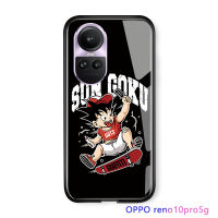 Serpens เคสสำหรับ OPPO Reno10 Pro 5G การ์ตูนสำหรับเด็กหญิงเจ๋งอะนิเมะสำหรับเด็กผู้หญิงเคสฝาหลังกระจกเทมเปอร์กันกระแทก