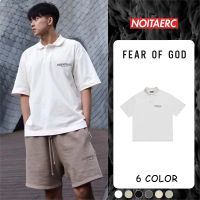 ESSENTIALS FEAR OF GOD POLO  เสื้อยืดแขนสั้น  1สีเสื้อเชิ้ตโปโลแขนสั้นกระเป๋าหน้าอก   ตัวอักษรสะท้อนแสง 3M ที่หน้าอก  FOG  เสื้อยืดผู้ชาย เสื้อยืดผู้หญิง ชุดคู่รัก เสื้อยืด oversize เสื้อยืดเท่ๆ เสื้อยืดคอกลม