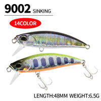 1 ชิ้น 48 มิลลิเมตร/50 มิลลิเมตร Sinking Minnow Lure เหยื่อ Hard Wobblers Minnow ปลาคาร์พตกปลา Lure Isca Pesca ประดิษฐ์ minnow Lure สำหรับปลาเทราท์เบส-Luqiande