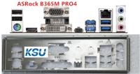 I/O Shield แผ่นหลังเพลาตัวค้ำมาเธอร์บอร์ดสำหรับ B365m Pro4 W21เพียง Shield Backplane