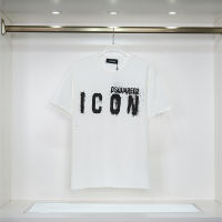 【100% Cotton】Original DSQUARED2 2023ชายเสื้อสไตล์ตามท้องถนน High-End ฤดูร้อนแฟชั่นแขนสั้นใหม่เสื้อยืดผู้ชายคอกลมเสื้อยืดสำหรับสาวเกาหลี