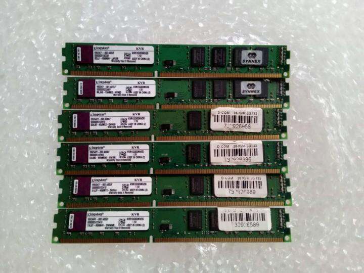 หน่วยความจำคอมพิวเตอร์-ram-ddr3-1333-16-ชิป-2gb-kingston-value-ram-ใช้ได้กับทุกบอร์ดเพิ่มประสิทธิภาพเครื่องคอมพิวเตอร์ของคุณ