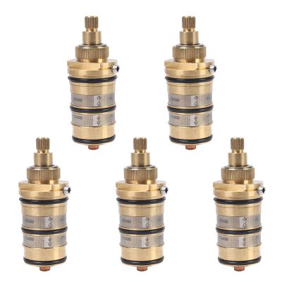 5X Brass Bath Shower Thermostatic &amp;Handle for Mixing Valve Mixer Shower Bar Mixer Tap Shower Valve