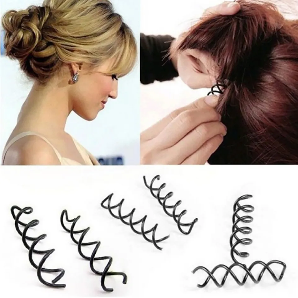 Share more than 154 spiral hair pins hairstyles latest tnbvietnam.edu.vn
