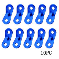 POW MALL 10Pcs Campingอุปกรณ์เสริมเชือกเต็นท์Fastener Guylineที่ขึงเชือกให้ตึงAdjuster