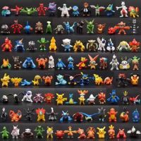 24-144 Pcs Pokemon Figures 2-3CM No Repeat Styles Kawaii Pikachu Mini Action Figure Collection Pets Model Toys Childrens Gift