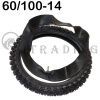 60 100-142.50-14 bánh xe trước lốp ra lốp ống bên trong 14inch sâu răng - ảnh sản phẩm 2