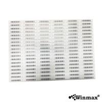 ฉลากบาร์โค้ดกันขโมย Barcode Soft Tag 58Khz Winmax-DTC01