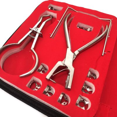 Dental Dam Hole Puncher Set Puncher Pliers For Dentist Dental Dam Perforator Dental Rubber Dam Puncher Dental Orthodontic Tools