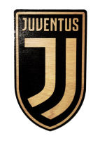 ป้ายตกแต่งติดผนัง ยูเวนตุส juventus ลายไม้เคลือบเงา