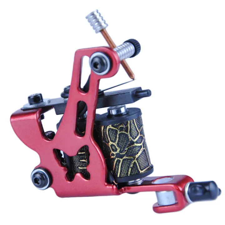 Wrap Coils Tattoo Machine Castiron Frame Handmade Tattoo Machine Gun