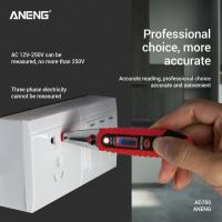 ANENG AC/DC 12-250V LCD Digital Display Voltage Test Pen Multi-functional Voltage Detector Tester Electrical Screwdriver Pen