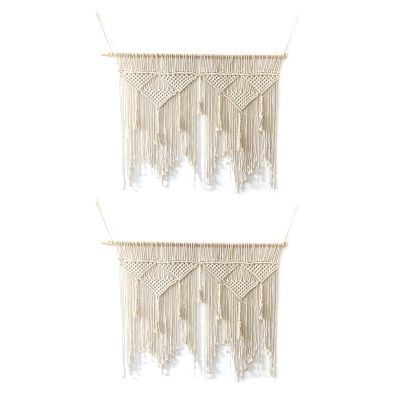 Macrame Wall Hanging Handwoven Bohemian Cotton Rope Boho Tapestry Home Decor