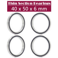 6708 2RS Bearing 40*50*6 mm ( 4 PCS ) Slim Thin Section 61708RS 6708 RS Ball Bearings 6708RS