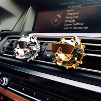 Creative Bulldog Diffuser รถตกแต่งโรงงานราคา Bulldog รถน้ำหอมน้ำหอมคลิป Auto Vent Air Freshener Scent Parfum