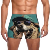 Dog Swimming Trunks Laughing Durable Custom Swim Boxers Push Up Training Man Swimwear Swimwear