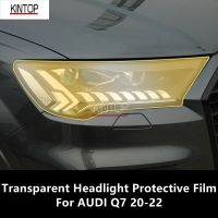 For AUDI Q7 20-22 TPU Transparent Headlight Protective Film, Headlight Protection, Film Modification