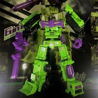 Action FiguresZZOOI Transformation 6 in 1 Model Defensor Devastator Toys Action Figure Robot Plastic Toys BEST Gift For Education Children Action Figures