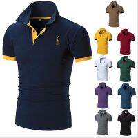 【CC】❉◈✁  Dropshipping 13 Colors Brand Cotton Polos Men Embroidery Polo Shirt Patchwork Male Clothing