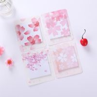 1PCS Stationery Stickers Romantic Cherry Pattern Printing Sticky Note Kawaii Cherry blossoms Stickers For Diary Scrapbooking