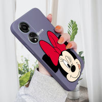 เคสโทรศัพท์สำหรับ OPPO A78 4G เคสโทรศัพท์ตัวการ์ตูน Minie ปลอกซิลิโคนของเหลวแบบนิ่มดั้งเดิมคลุมทั้งหมดเคสป้องกันทนแรงกระแทกกล้อง