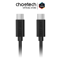 สายชาร์จ Choetech รุ่น Type-C to Type-C PVC Cable 2m (CC0003) - สีดำ สายชาร์จซัมซุง สายชาร์จแอนดรอยด์