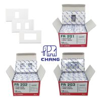 CHANG หน้ากากพลาสติก ปลั๊ก/สวิทช์ไฟ 1,2,3 ช่อง รุ่น Y-Series ตราช้าง ราคา/ชิ้น