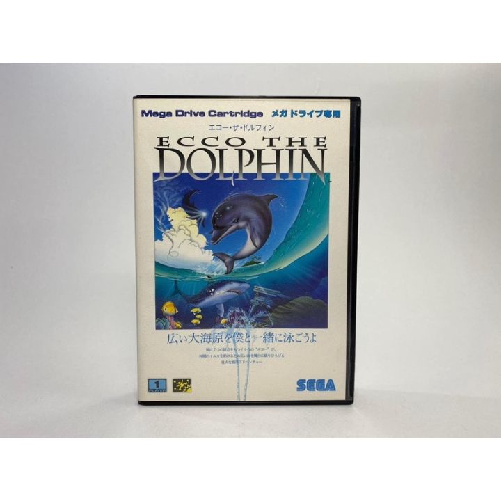 ตลับแท้-mega-drive-japan-ecco-the-dolphin