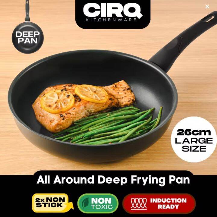 Cirq by Tough Mama All Around Deep Frying Induction NonStick Pan